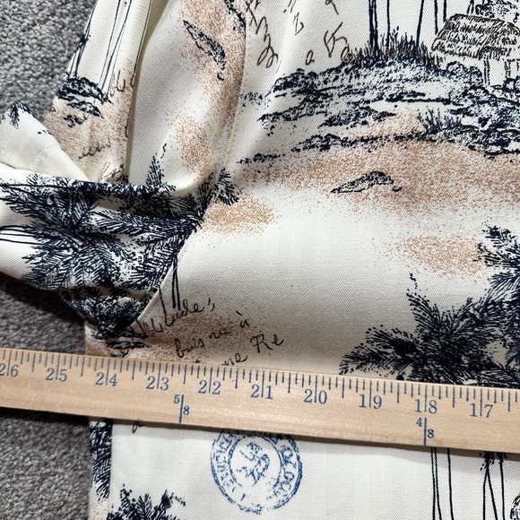 La Cabana Hawaiian Camp Shirt Men Large‎ Rayon Palm Tree Tropical Cruise Resort - Picture 7 of 10